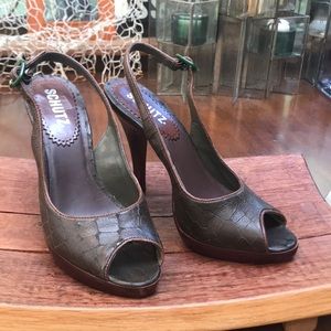 SCHULTZ open-toed high heel sandals